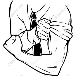 Fitness Empowerment : Muscular Arm Breaking Through Shirt