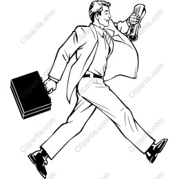 Business Man on the Run