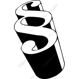 Stylized 3D Paragraph Symbol