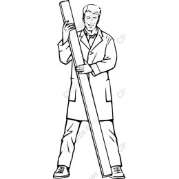 Professional Man with Ruler