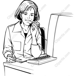 Professional Woman at Desk