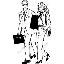 Stylish Business Couple