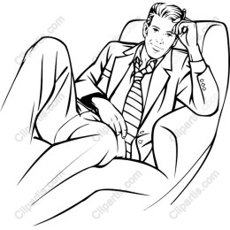 Businessman in Armchair