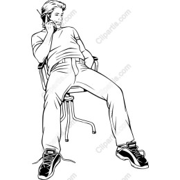 Stylish Young Man Talking on Phone