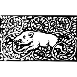 Wild Boar Elegance: Intricate