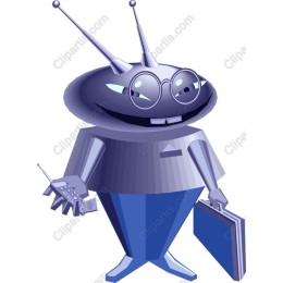 Futuristic Whimsical Robot