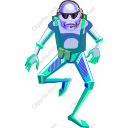 Futuristic Robot Character
