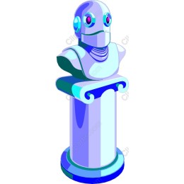 Futuristic Robot Bust