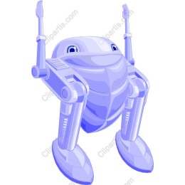 Cute Futuristic Robot