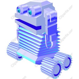 Blue Mechanical Frog