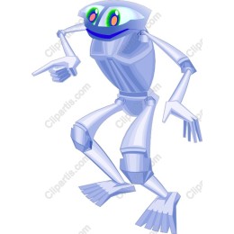 Futuristic Frog Robot