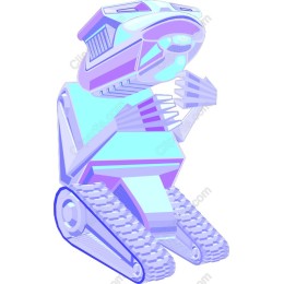 Futuristic Humanoid Robot