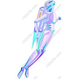 Futuristic Female Jetpack