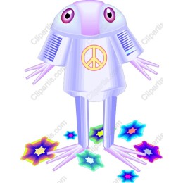 Whimsical Peace Robot