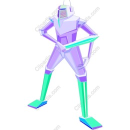Futuristic Robot Warrior