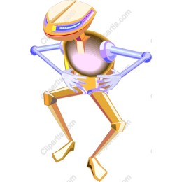 Futuristic Robot Character