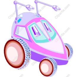 Whimsical Futuristic Car