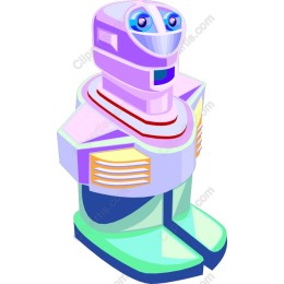 Retro Robot Character