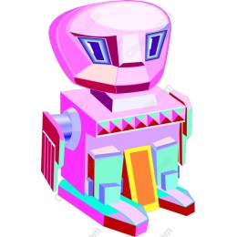 Playful Retro Robot