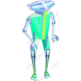 Futuristic Humanoid Robot