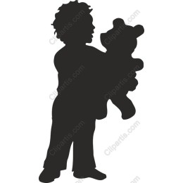 Child Holding Teddy Bear