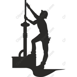 Construction Worker in Action