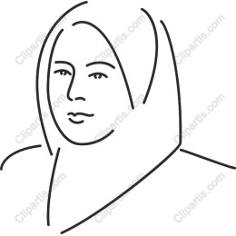 Elegant Woman in Hijab