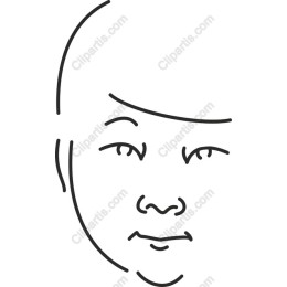 Minimalist Child's Face
