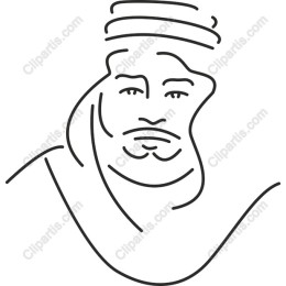 Minimalist Line Art Male Figure