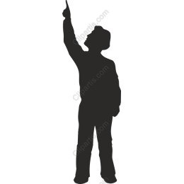 Inspiring Pointing Figure