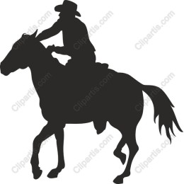 Cowboy Riding Horse