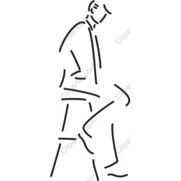 Minimalist Walking Man