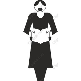 Woman Holding Book