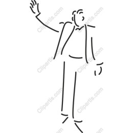Elegant Waving Figure