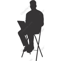 Seated Individual Working