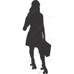 Chic Roller Skating Girl