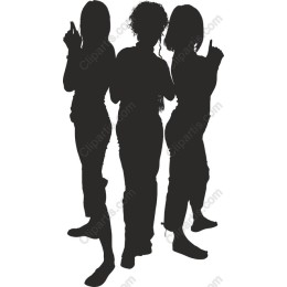 Silhouette Trio - Confident Figures