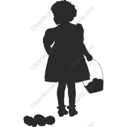 Charming Girl with Basket