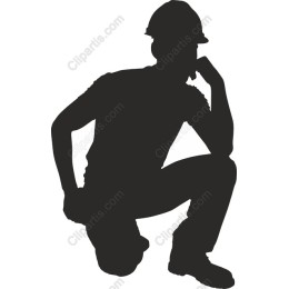 Thoughtful Construction Worker