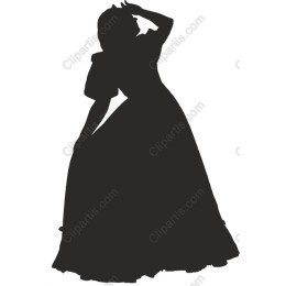 Elegant Lady in Gown