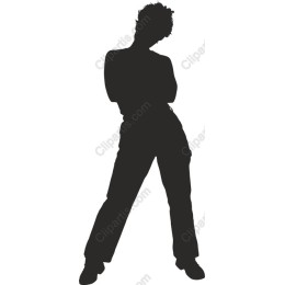 Silhouette of a Confident Figure