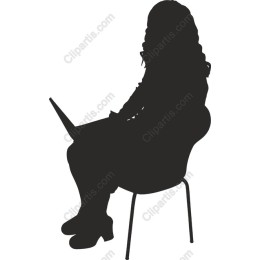 Seated Woman Laptop