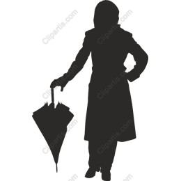 Elegant Woman Umbrella