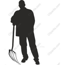 Gardener with Pitchfork