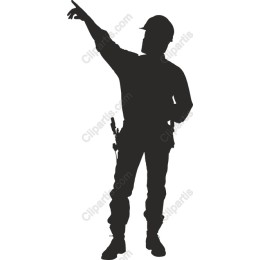Construction Worker Pointing