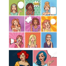 Vibrant Pop Art Expressions Bundle