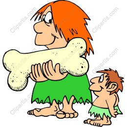 Caveman Fun - Playful Cartoon