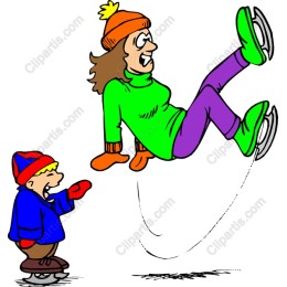 Joyful Winter Ice Skating