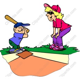 Playful Kids Baseball Cheer