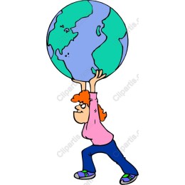 Determined Character Lifting the World